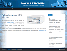 Tablet Screenshot of loetronic.de